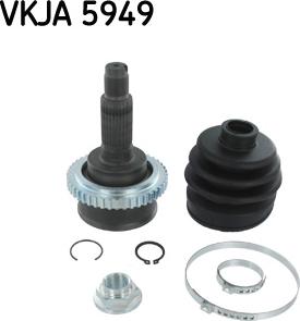 SKF VKJA 5949 - Šarnīru komplekts, Piedziņas vārpsta ps1.lv