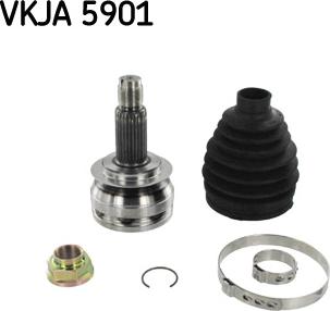 SKF VKJA 5901 - Šarnīru komplekts, Piedziņas vārpsta ps1.lv