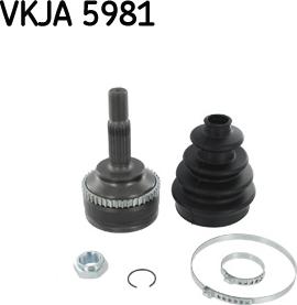 SKF VKJA 5981 - Šarnīru komplekts, Piedziņas vārpsta ps1.lv