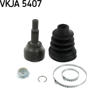 SKF VKJA 5407 - Šarnīru komplekts, Piedziņas vārpsta ps1.lv