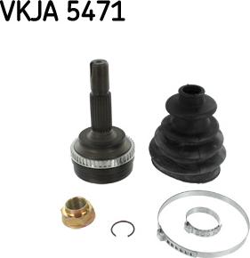 SKF VKJA 5471 - Šarnīru komplekts, Piedziņas vārpsta ps1.lv