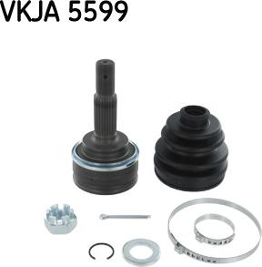 SKF VKJA 5599 - Šarnīru komplekts, Piedziņas vārpsta ps1.lv