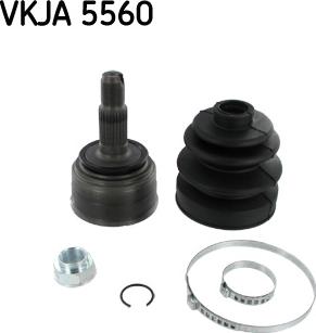 SKF VKJA 5560 - Šarnīru komplekts, Piedziņas vārpsta ps1.lv