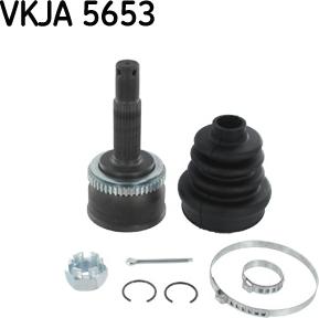 SKF VKJA 5653 - Šarnīru komplekts, Piedziņas vārpsta ps1.lv