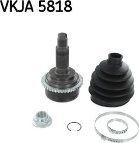 SKF VKJA 5818 - Šarnīru komplekts, Piedziņas vārpsta ps1.lv