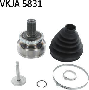 SKF VKJA 5831 - Šarnīru komplekts, Piedziņas vārpsta ps1.lv