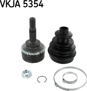 SKF VKJA 5354 - Šarnīru komplekts, Piedziņas vārpsta ps1.lv