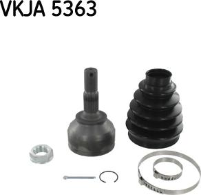 SKF VKJA 5363 - Šarnīru komplekts, Piedziņas vārpsta ps1.lv