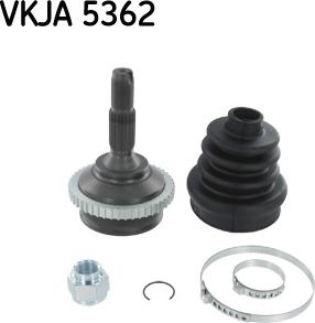 SKF VKJA 5362 - Šarnīru komplekts, Piedziņas vārpsta ps1.lv