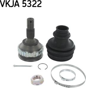 SKF VKJA 5322 - Šarnīru komplekts, Piedziņas vārpsta ps1.lv