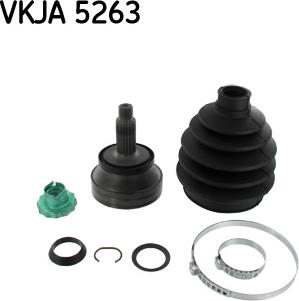 SKF VKJA 5263 - Šarnīru komplekts, Piedziņas vārpsta ps1.lv