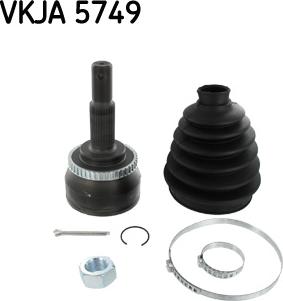 SKF VKJA 5749 - Šarnīru komplekts, Piedziņas vārpsta ps1.lv