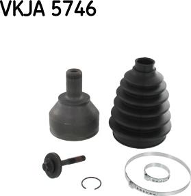 SKF VKJA 5746 - Šarnīru komplekts, Piedziņas vārpsta ps1.lv