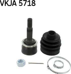 SKF VKJA 5718 - Šarnīru komplekts, Piedziņas vārpsta ps1.lv