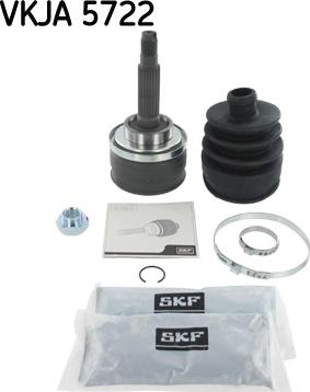 SKF VKJA 5722 - Šarnīru komplekts, Piedziņas vārpsta ps1.lv