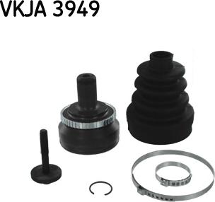 SKF VKJA 3949 - Šarnīru komplekts, Piedziņas vārpsta ps1.lv