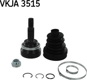 SKF VKJA 3515 - Šarnīru komplekts, Piedziņas vārpsta ps1.lv