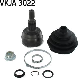 SKF VKJA 3022 - Šarnīru komplekts, Piedziņas vārpsta ps1.lv