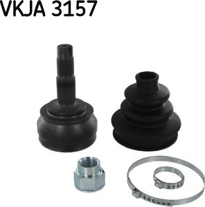 SKF VKJA 3157 - Šarnīru komplekts, Piedziņas vārpsta ps1.lv