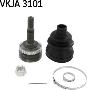 SKF VKJA 3101 - Šarnīru komplekts, Piedziņas vārpsta ps1.lv