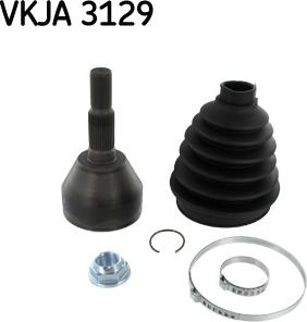 SKF VKJA 3129 - Šarnīru komplekts, Piedziņas vārpsta ps1.lv