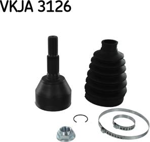 SKF VKJA 3126 - Šarnīru komplekts, Piedziņas vārpsta ps1.lv