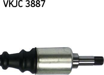 SKF VKJC 3887 - Piedziņas vārpsta ps1.lv