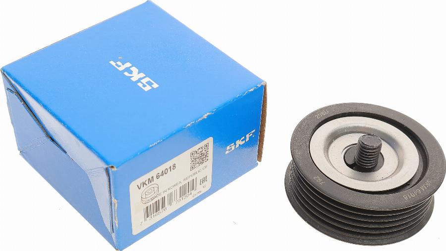 SKF VKM 64018 - Parazīt / Vadrullītis, Ķīļrievu siksna ps1.lv