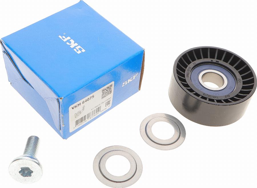 SKF VKM 64075 - Parazīt / Vadrullītis, Ķīļrievu siksna ps1.lv