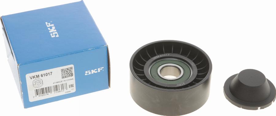 SKF VKM 61017 - Parazīt / Vadrullītis, Ķīļrievu siksna ps1.lv