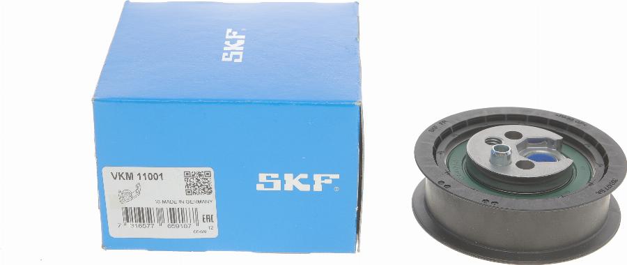 SKF VKM 11001 - Spriegotājrullītis, Gāzu sadales mehānisma piedziņas siksna ps1.lv