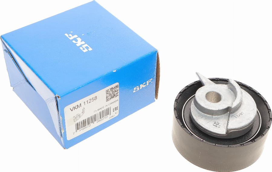 SKF VKM 11258 - Spriegotājrullītis, Gāzu sadales mehānisma piedziņas siksna ps1.lv