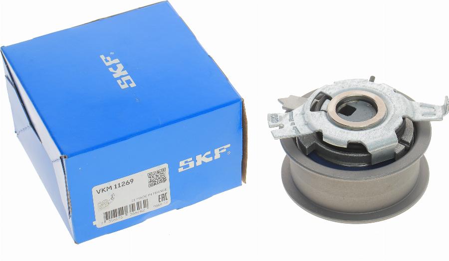 SKF VKM 11269 - Spriegotājrullītis, Gāzu sadales mehānisma piedziņas siksna ps1.lv