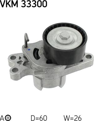 SKF VKM 33300 - Parazīt / Vadrullītis, Ķīļrievu siksna ps1.lv