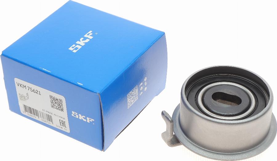 SKF VKM 75621 - Spriegotājrullītis, Gāzu sadales mehānisma piedziņas siksna ps1.lv