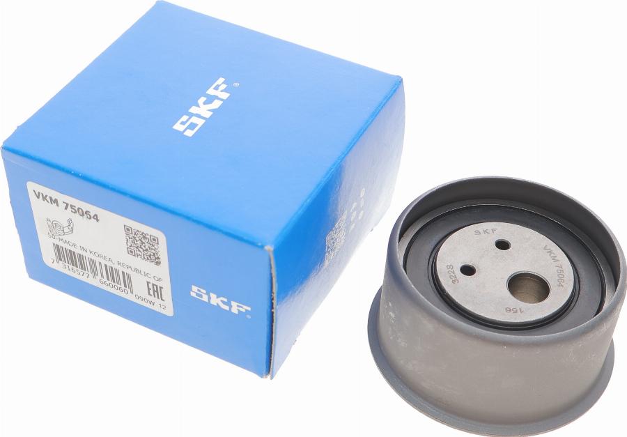 SKF VKM 75064 - Spriegotājrullītis, Gāzu sadales mehānisma piedziņas siksna ps1.lv