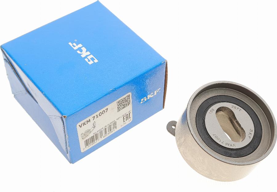 SKF VKM 71007 - Spriegotājrullītis, Gāzu sadales mehānisma piedziņas siksna ps1.lv