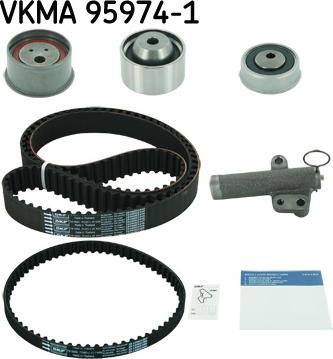 SKF VKMA 95974-1 - Zobsiksnas komplekts ps1.lv