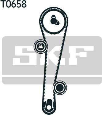 SKF VKMA 95655 - Zobsiksnas komplekts ps1.lv