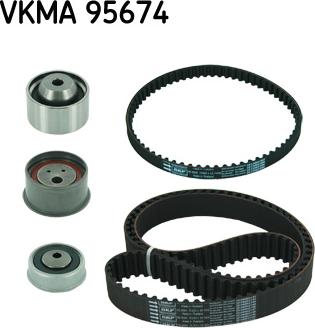 SKF VKMA 95674 - Zobsiksnas komplekts ps1.lv