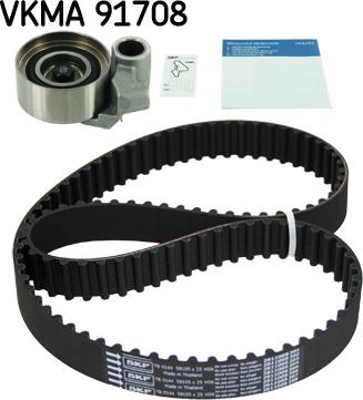 SKF VKMA 91708 - Zobsiksnas komplekts ps1.lv