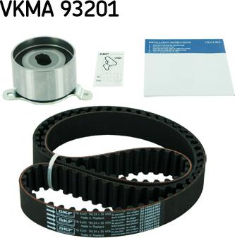 SKF VKMA 93201 - Zobsiksnas komplekts ps1.lv