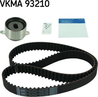 SKF VKMA 93210 - Zobsiksnas komplekts ps1.lv