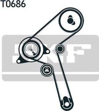 SKF VKMA 92519 - Zobsiksnas komplekts ps1.lv