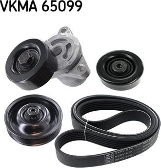 SKF VKMA 65099 - Ķīļrievu siksnu komplekts ps1.lv