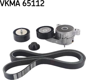 SKF VKMA 65112 - Ķīļrievu siksnu komplekts ps1.lv