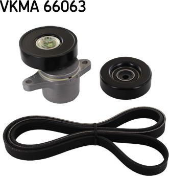 SKF VKMA 66063 - Ķīļrievu siksnu komplekts ps1.lv