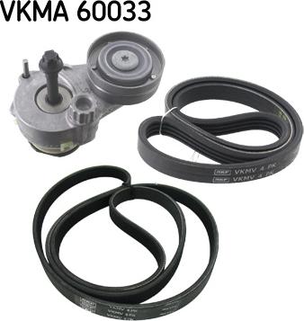 SKF VKMA 60033 - Ķīļrievu siksnu komplekts ps1.lv