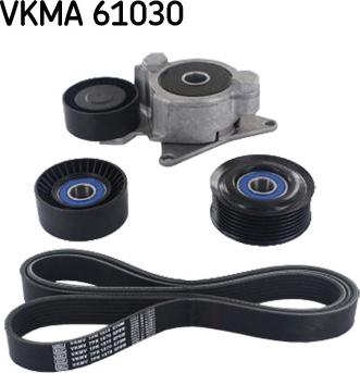 SKF VKMA 61030 - Ķīļrievu siksnu komplekts ps1.lv