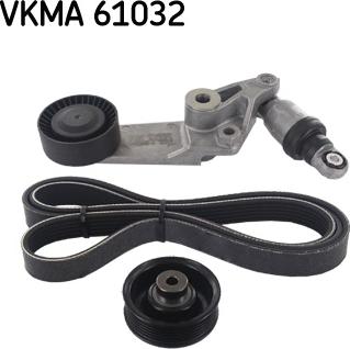 SKF VKMA 61032 - Ķīļrievu siksnu komplekts ps1.lv